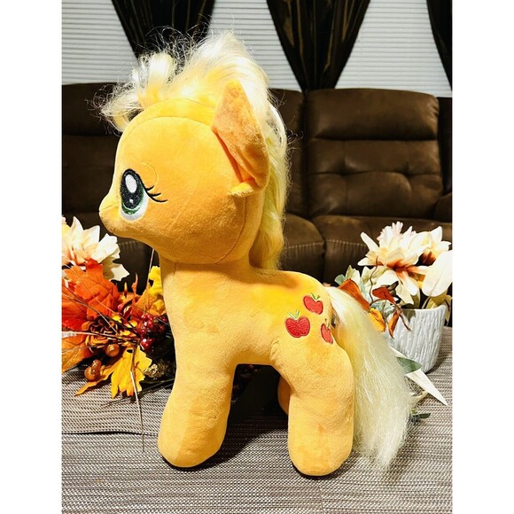 My Little Pony  TY Hasbro  2014 Applejack 16” Large Plush Stuffed Animal - Picture 1 of 4